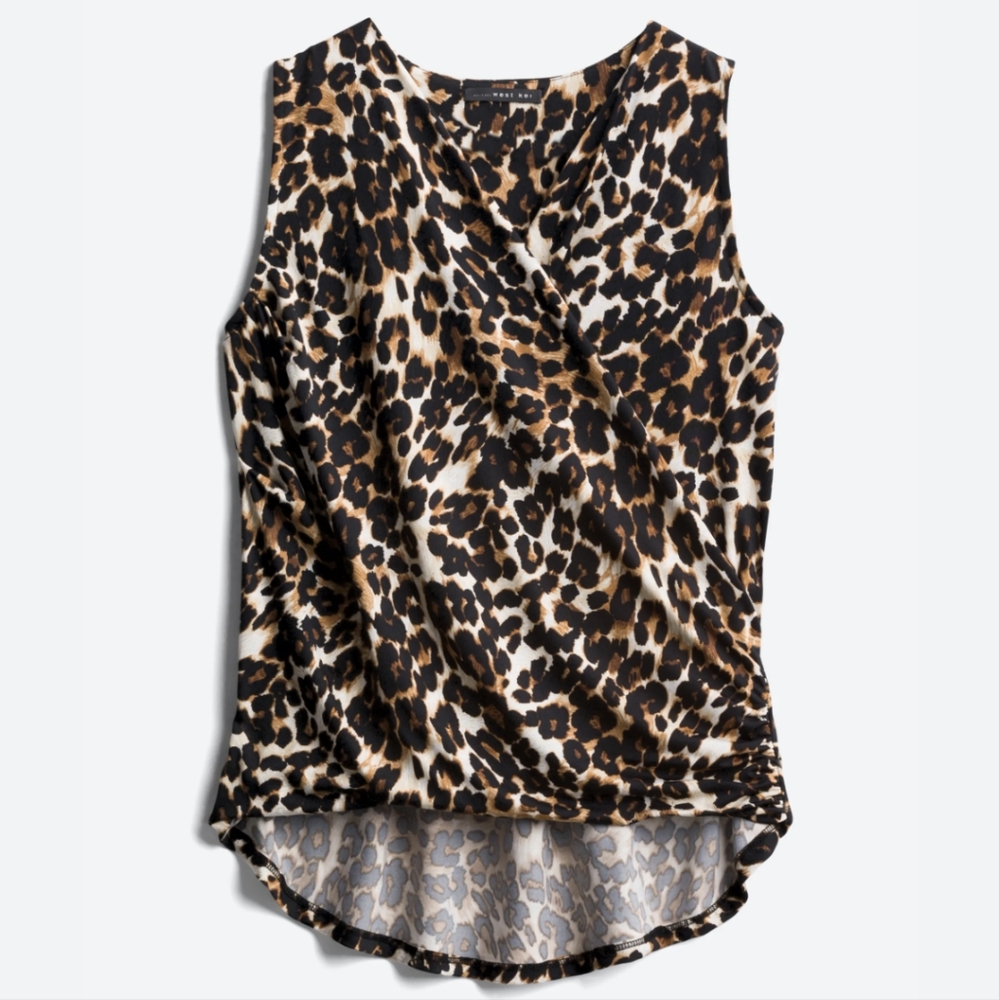 West Kei Eadrea Wrap Front Sleeveless Blouse